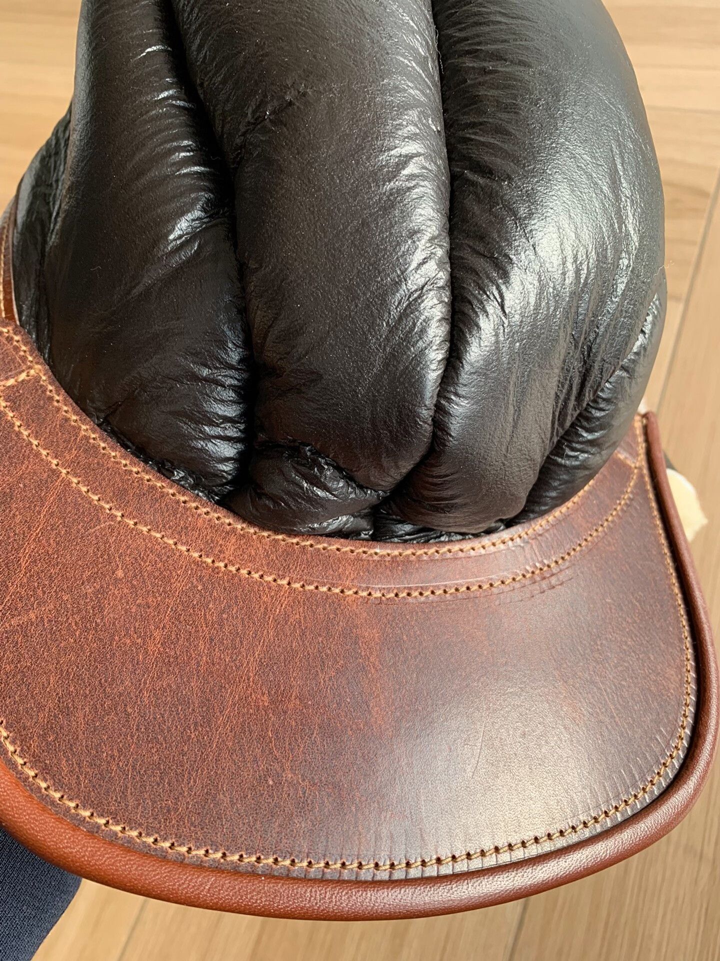 Buzz Rickson's buzz rickson's b-2 leather ear flap cap Size ONE SIZE - 8 Thumbnail