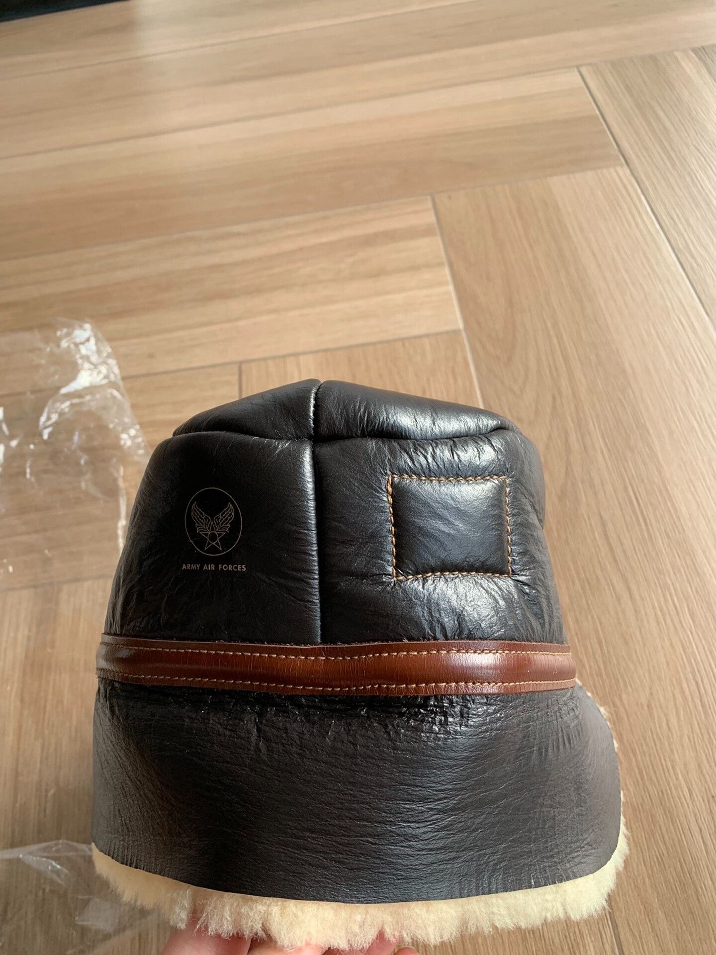 Buzz Rickson's buzz rickson's b-2 leather ear flap cap Size ONE SIZE - 6 Thumbnail