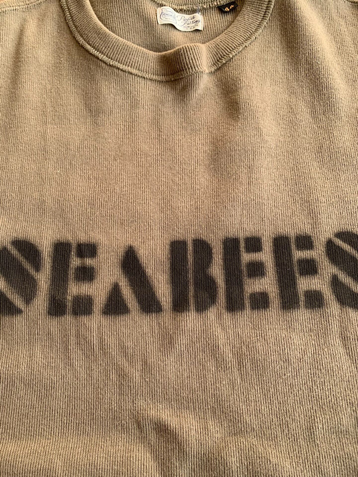 Freewheelers vintage long sleeve tee with sea bees design Size US L / EU 52-54 / 3 - 5 Thumbnail