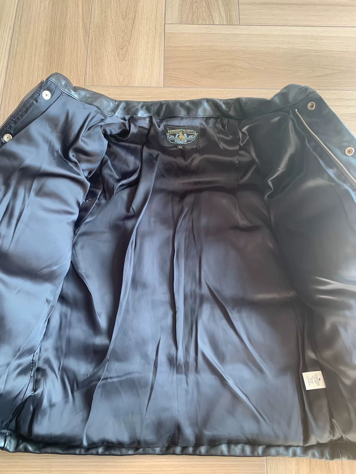 DOUBLE HELIX vintage black leather puffer jacket Size US XXL / EU 58 / 5 - 3 Thumbnail
