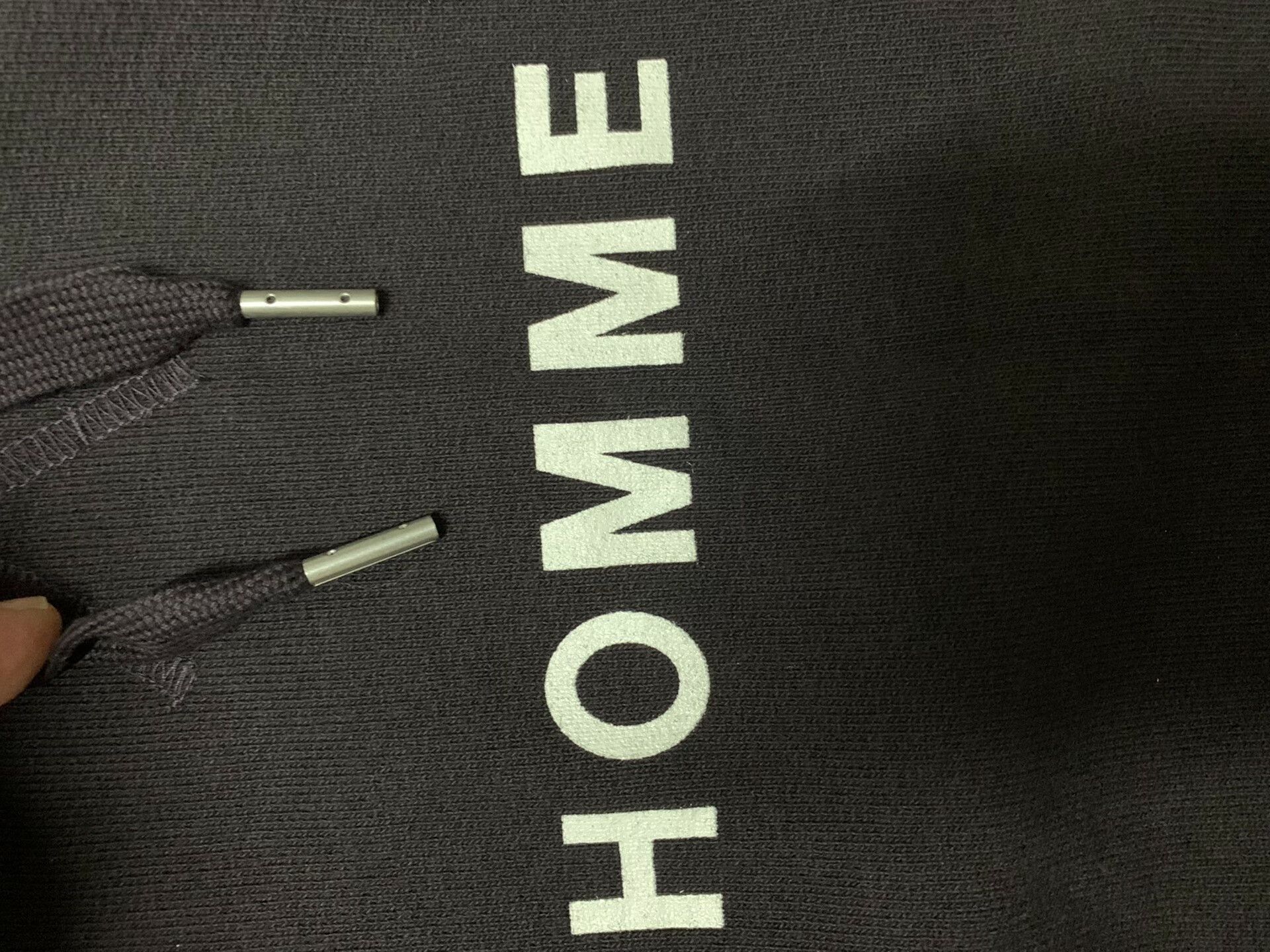 Comme des Garcons cdg homme black purple hoodie sweatshirt Size US L / EU 52-54 / 3 - 4 Thumbnail