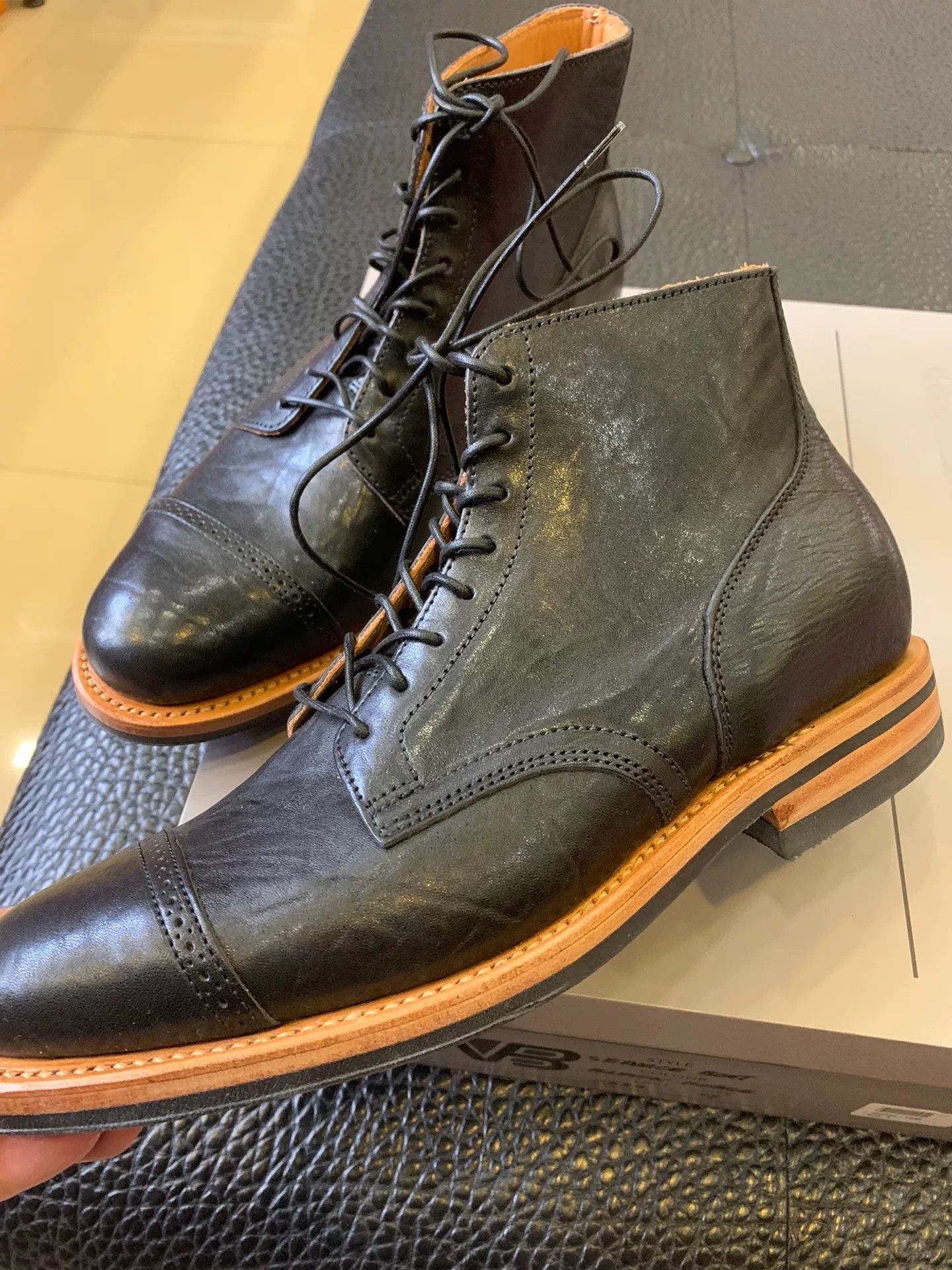 Viberg viberg 2030 black leather boots Size US 9 / EU 42 - 2 Thumbnail