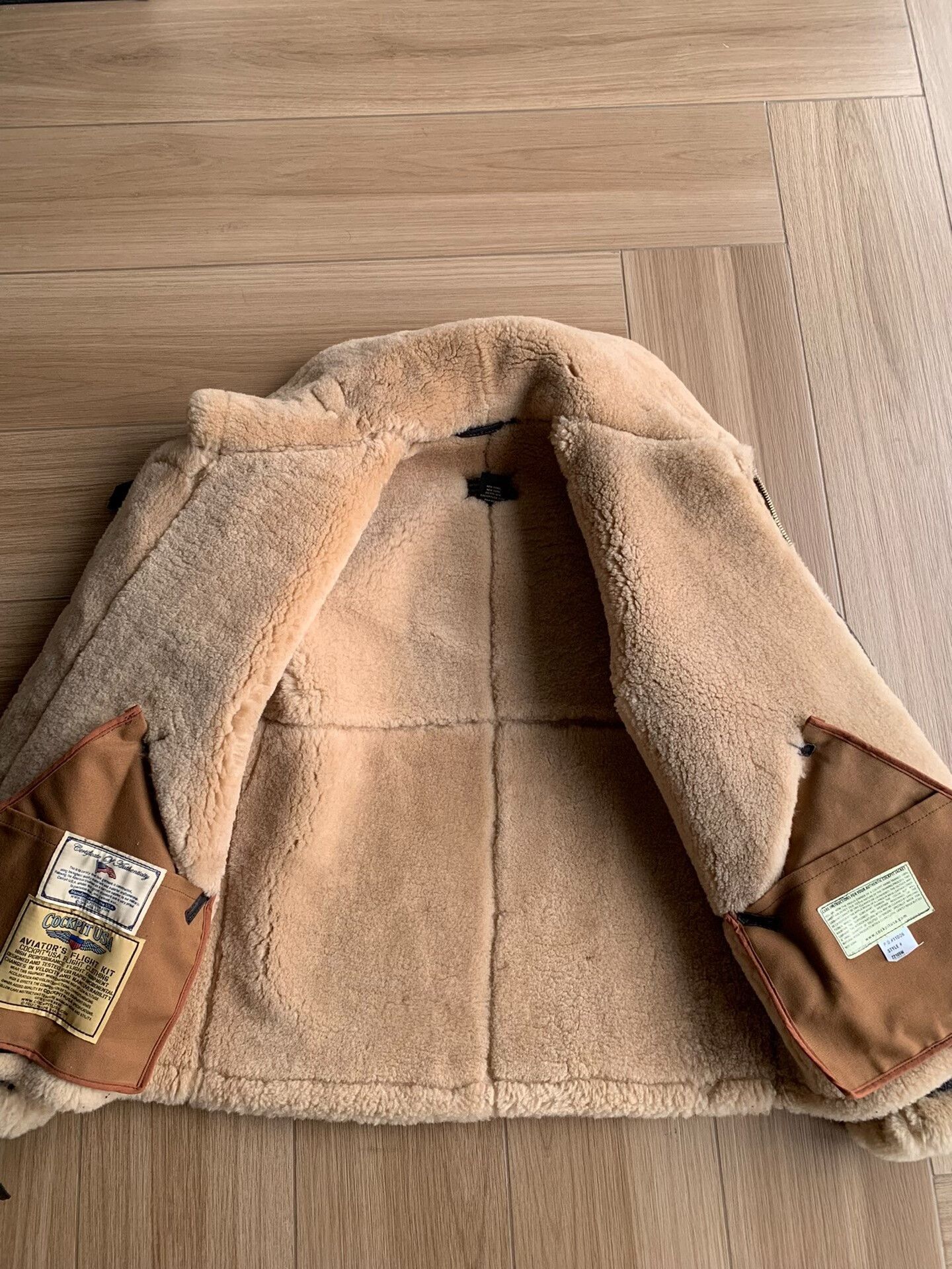 Cockpit USA authentic cockpit usa b3 bomber leather jacket Size US XXL / EU 58 / 5 - 2 Thumbnail