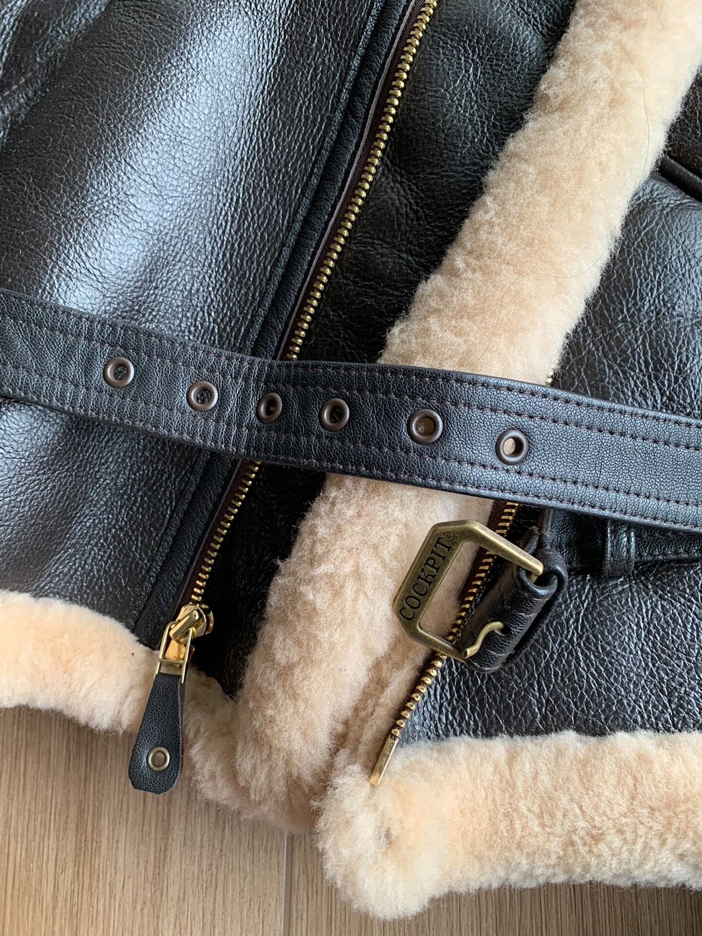 Cockpit USA authentic cockpit usa b3 bomber leather jacket Size US XXL / EU 58 / 5 - 7 Thumbnail