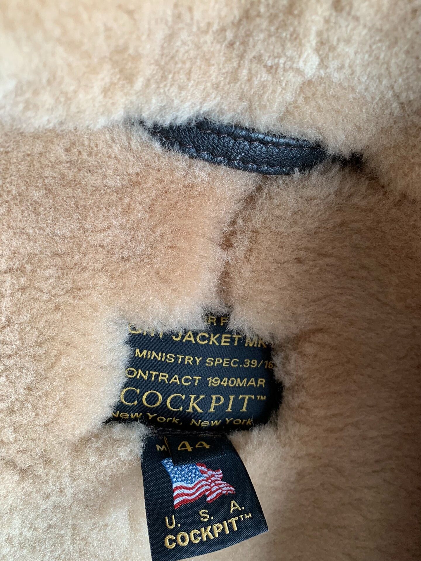 Cockpit USA authentic cockpit usa b3 bomber leather jacket Size US XXL / EU 58 / 5 - 3 Thumbnail