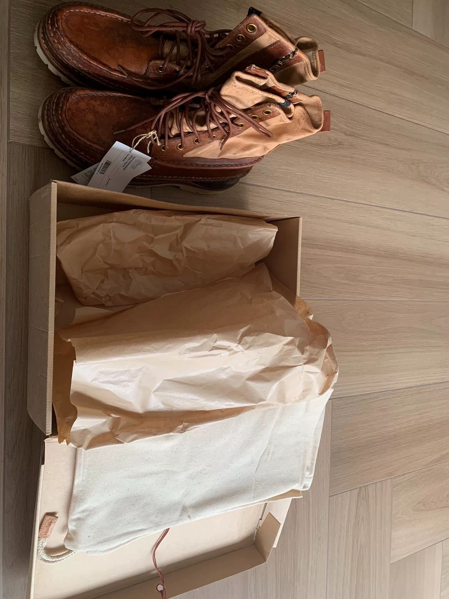 Visvim visvim grizzly boots vintage brown leather footwear Size US 10.5 / EU 43-44 - 8 Thumbnail