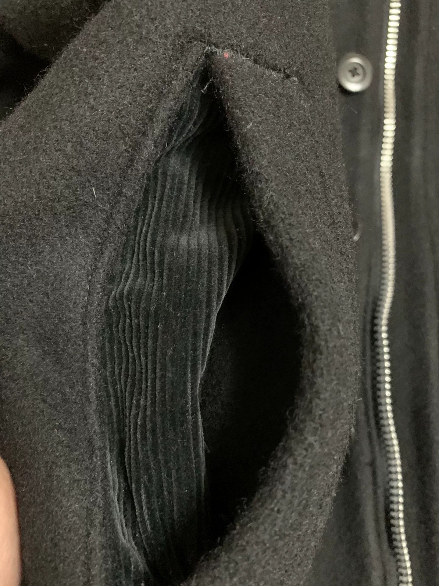 Iron Heart black wool baseball jacket by iron heart Size US M / EU 48-50 / 2 - 8 Thumbnail