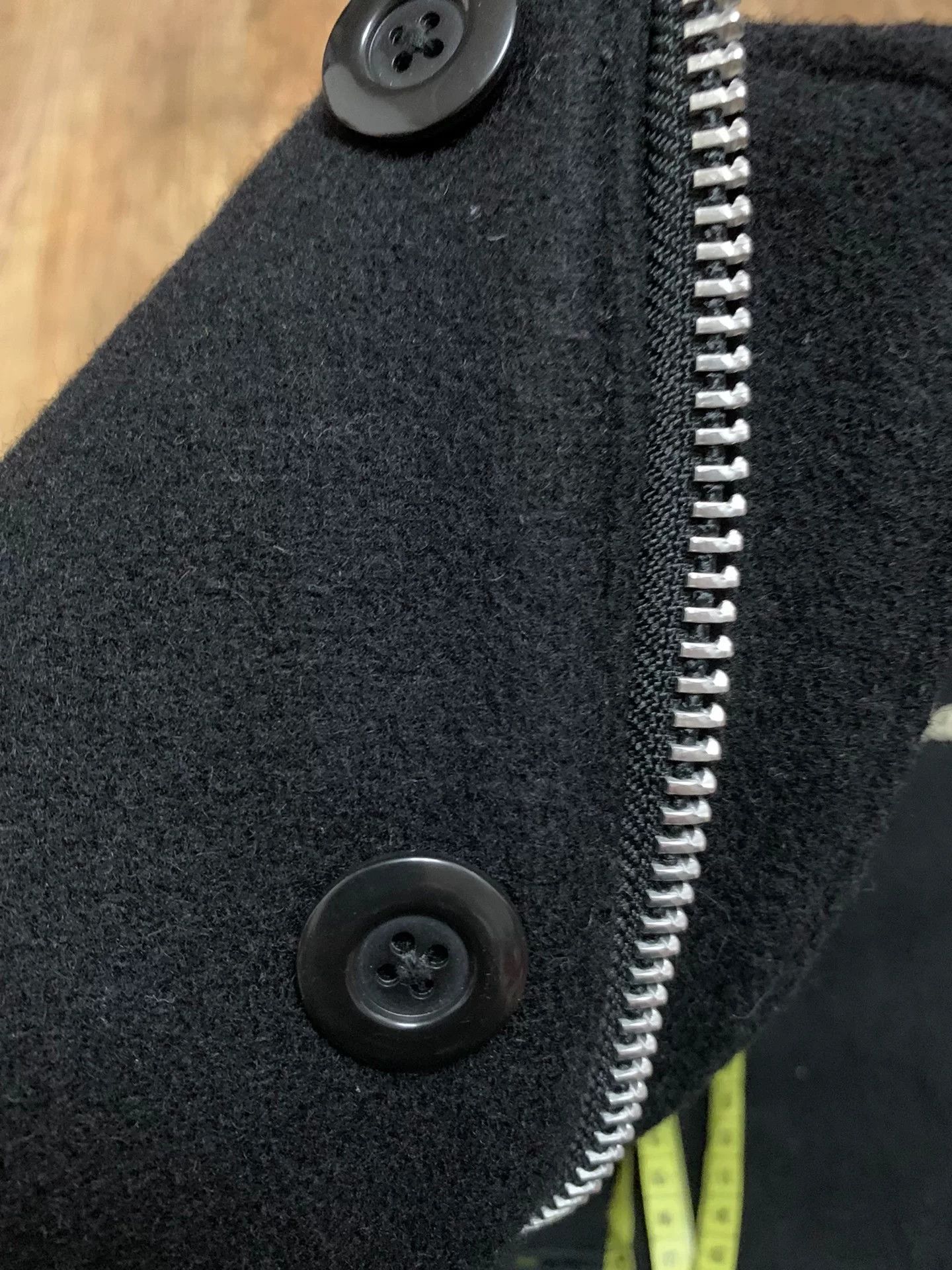 Iron Heart black wool baseball jacket by iron heart Size US M / EU 48-50 / 2 - 9 Thumbnail