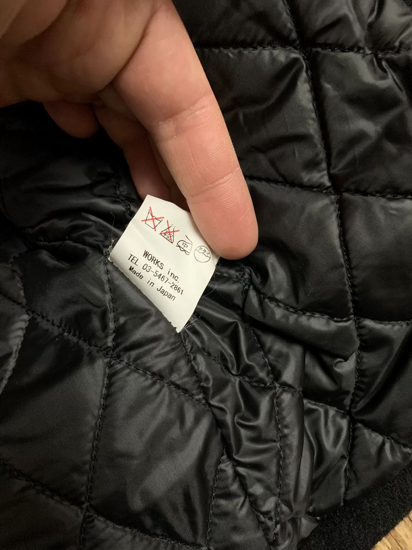 Iron Heart black wool baseball jacket by iron heart Size US M / EU 48-50 / 2 - 6 Thumbnail