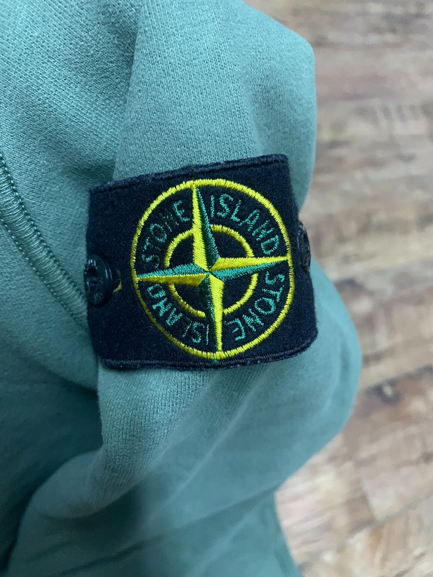 Stone Island stone island green half-zip sweatshirt Size US L / EU 52-54 / 3 - 5 Thumbnail