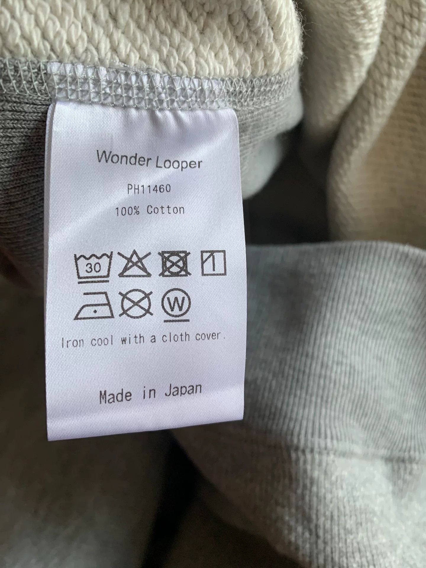 Wonderlooper heavyweight pullover hoodie in soft gray Size US XXL / EU 58 / 5 - 7 Thumbnail