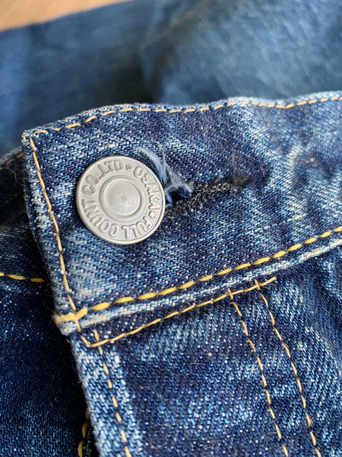 Full Count & Co. badass 13.7oz raw denim jeans limited edition Size US 31 - 7 Thumbnail