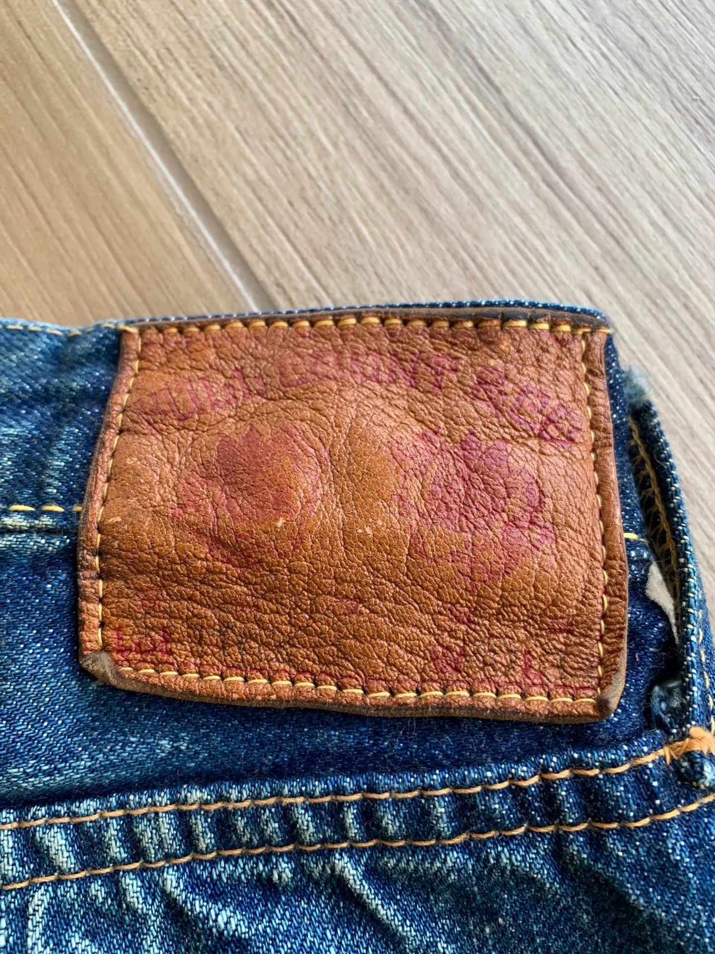 Full Count & Co. badass 13.7oz raw denim jeans limited edition Size US 31 - 3 Thumbnail