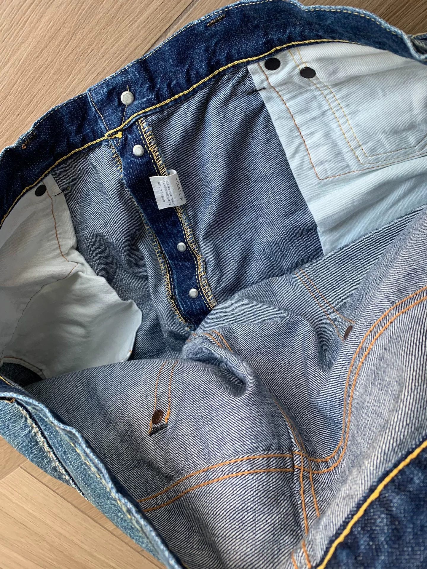 Full Count & Co. badass 13.7oz raw denim jeans limited edition Size US 31 - 4 Thumbnail
