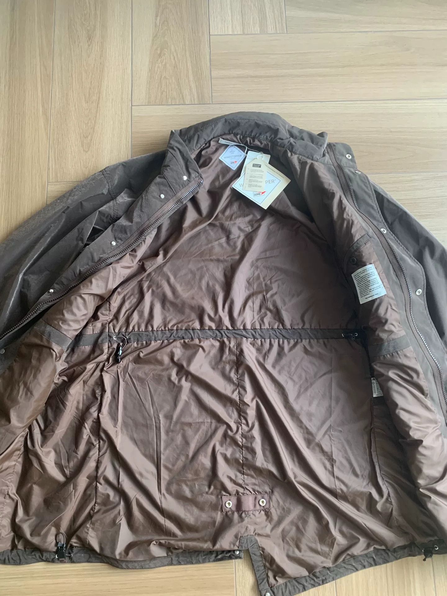 Nonnative nonnative trooper coat in waterproof brown Size US L / EU 52-54 / 3 - 3 Thumbnail
