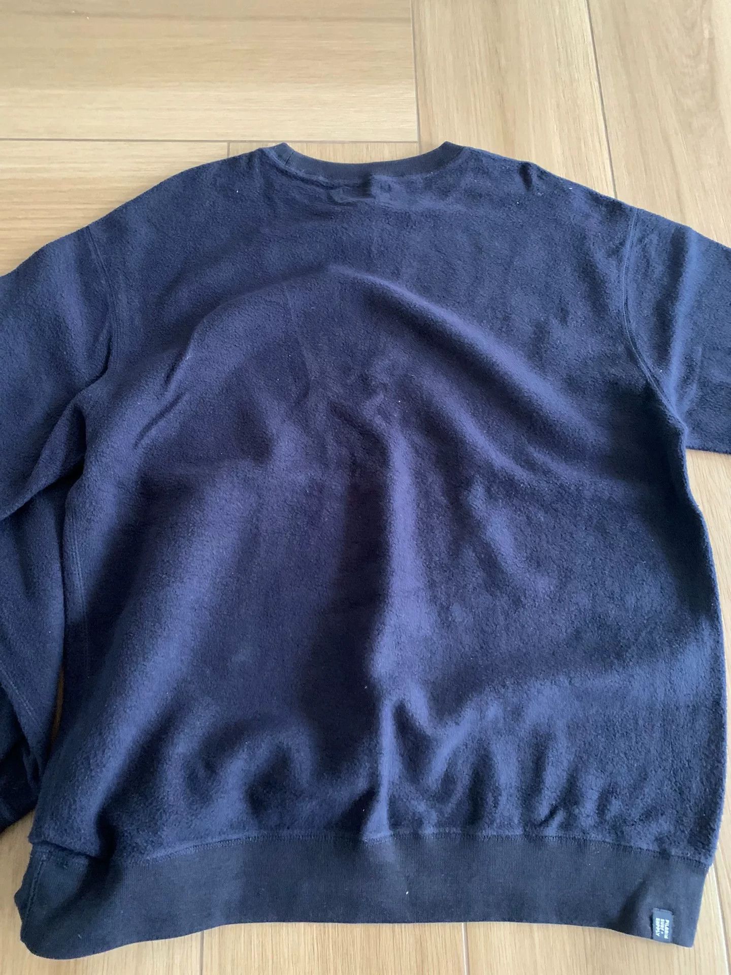 Pilgrim Surf + Supply navy fleece sweatshirt for men Size US L / EU 52-54 / 3 - 8 Thumbnail