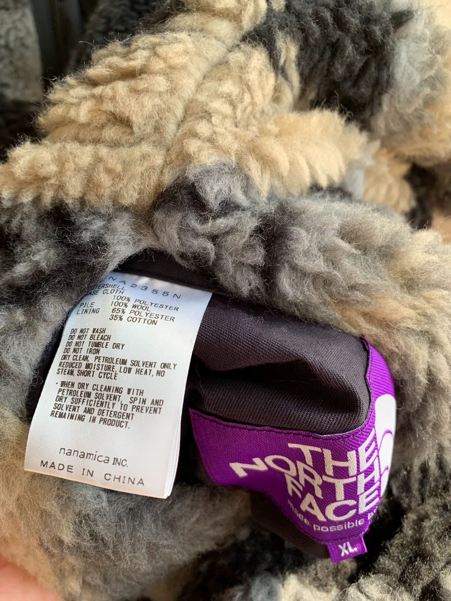 The North Face Purple Label reversible wool boa field jacket Size US XL / EU 56 / 4 - 4 Thumbnail