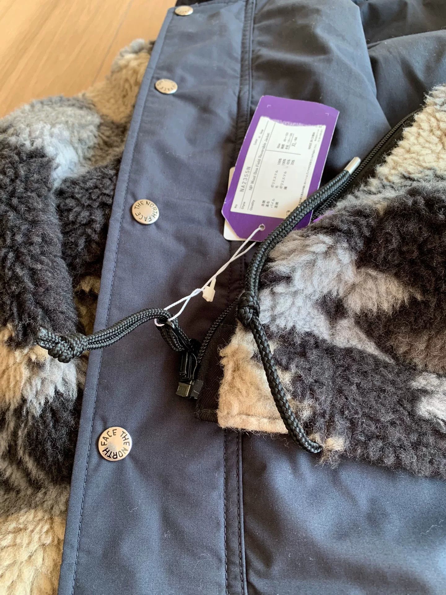 The North Face Purple Label reversible wool boa field jacket Size US XL / EU 56 / 4 - 5 Thumbnail