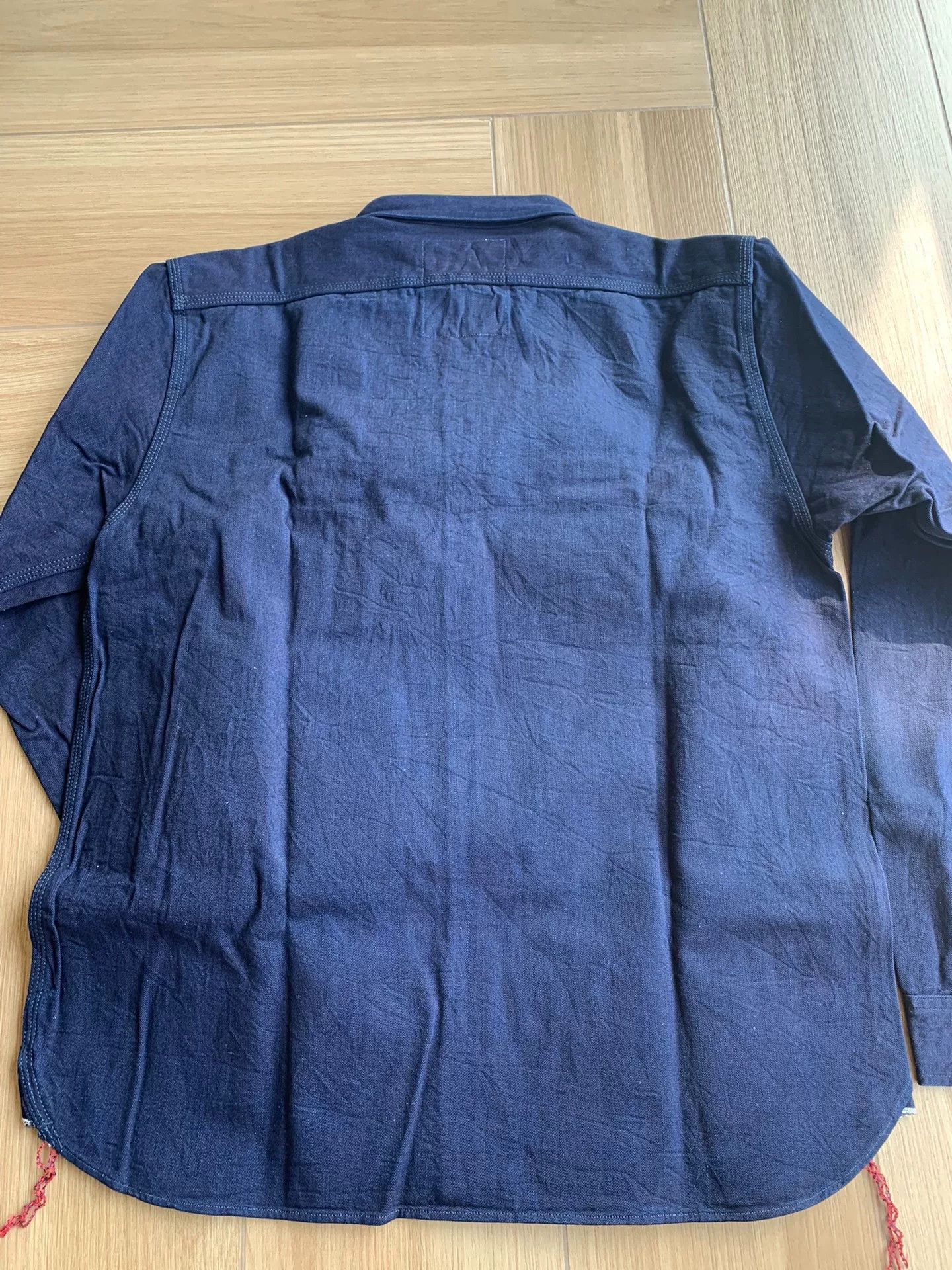 Samurai Jeans navy blue samurai jeans work shirt Size US XXL / EU 58 / 5 - 5 Thumbnail