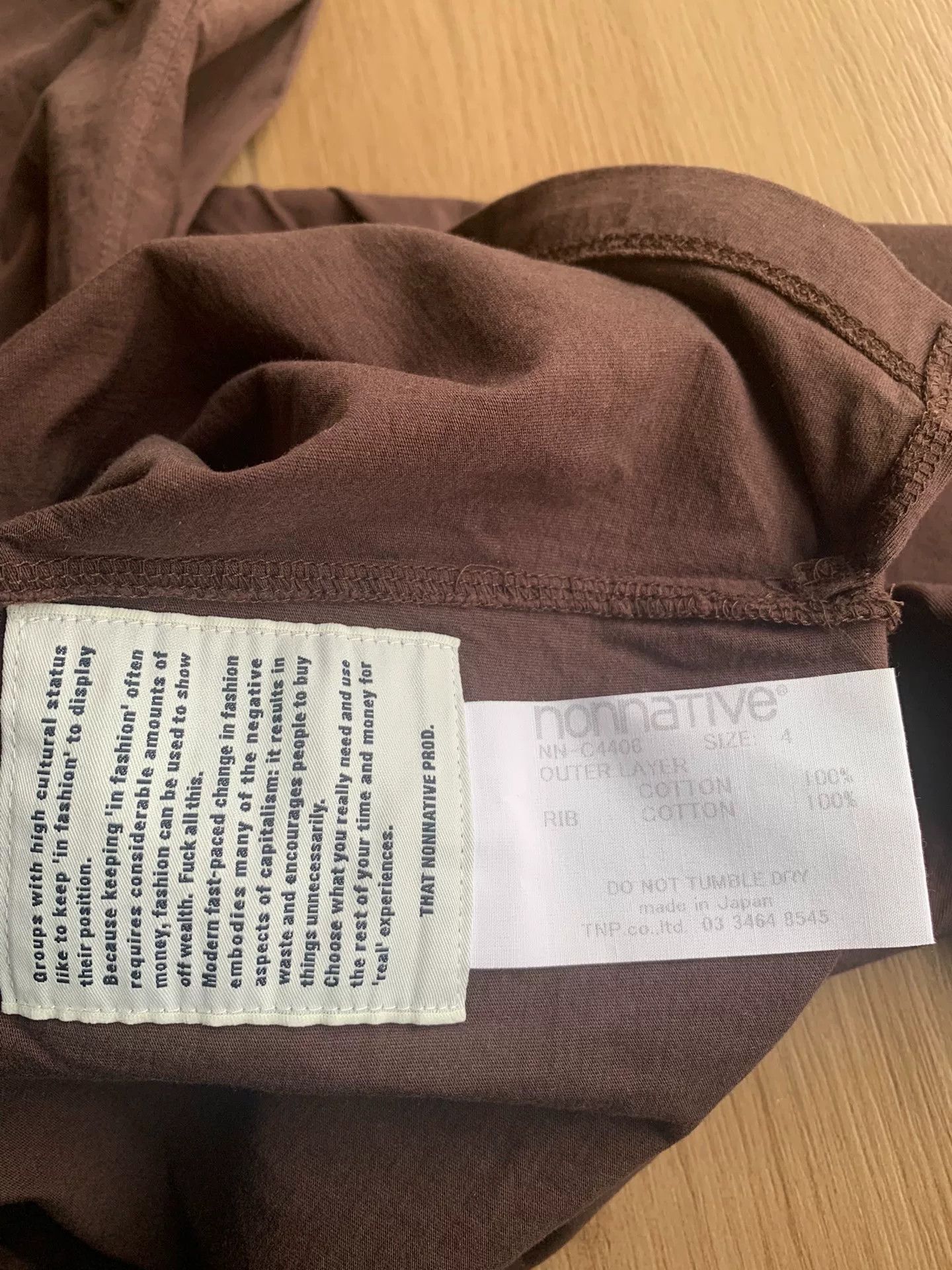 Nonnative nonnative dweller long sleeve pocket tee Size US XL / EU 56 / 4 - 5 Thumbnail