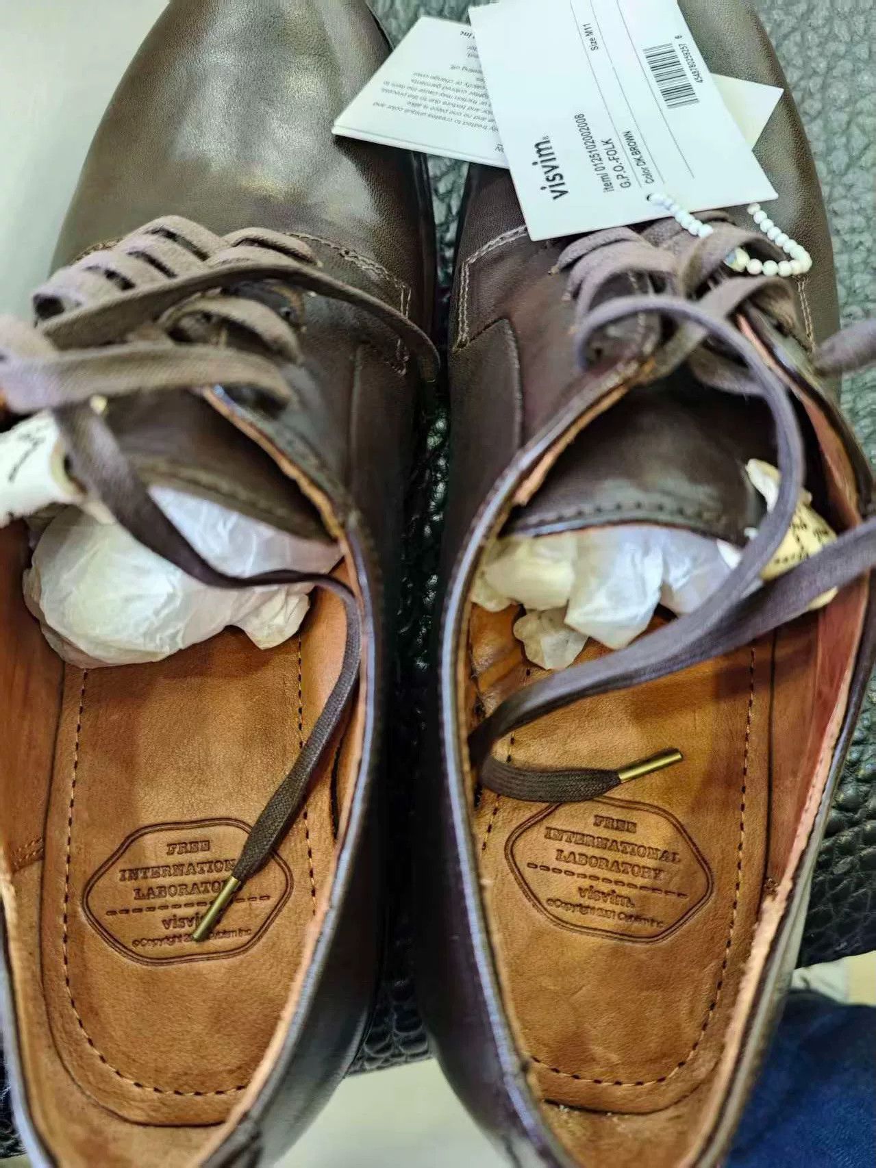 Visvim visvim g.p.o.-folk cork leather shoes Size US 11 / EU 44 - 4 Thumbnail