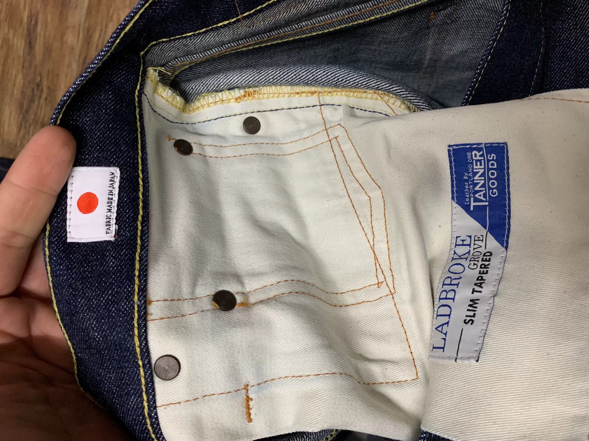 Tellason tellason ladbroke denim pants 16.5oz Size US 33 - 9 Thumbnail