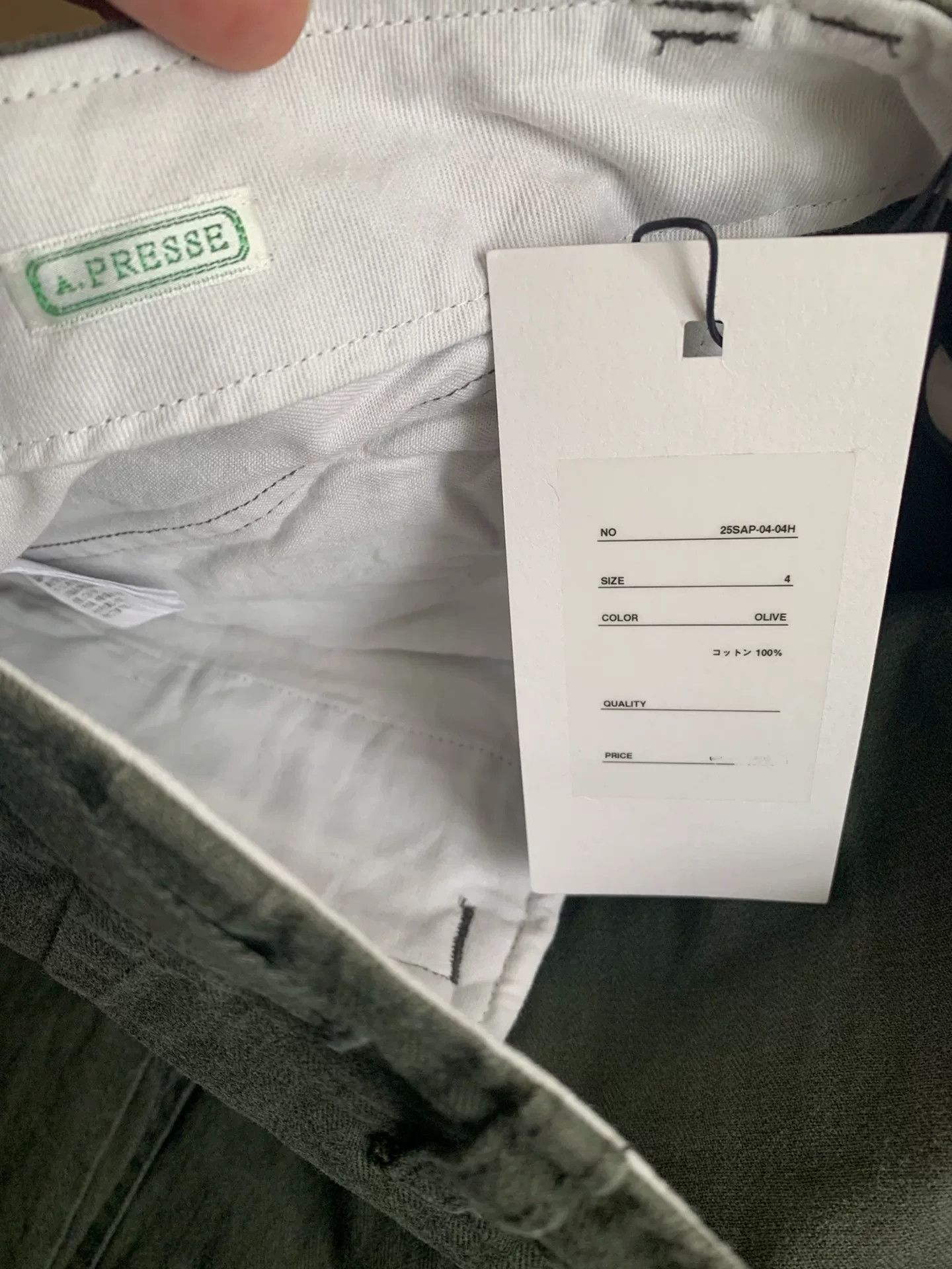 A.PRESSE vintage a.presse m-51 cargo shorts Size US 31 - 4 Thumbnail