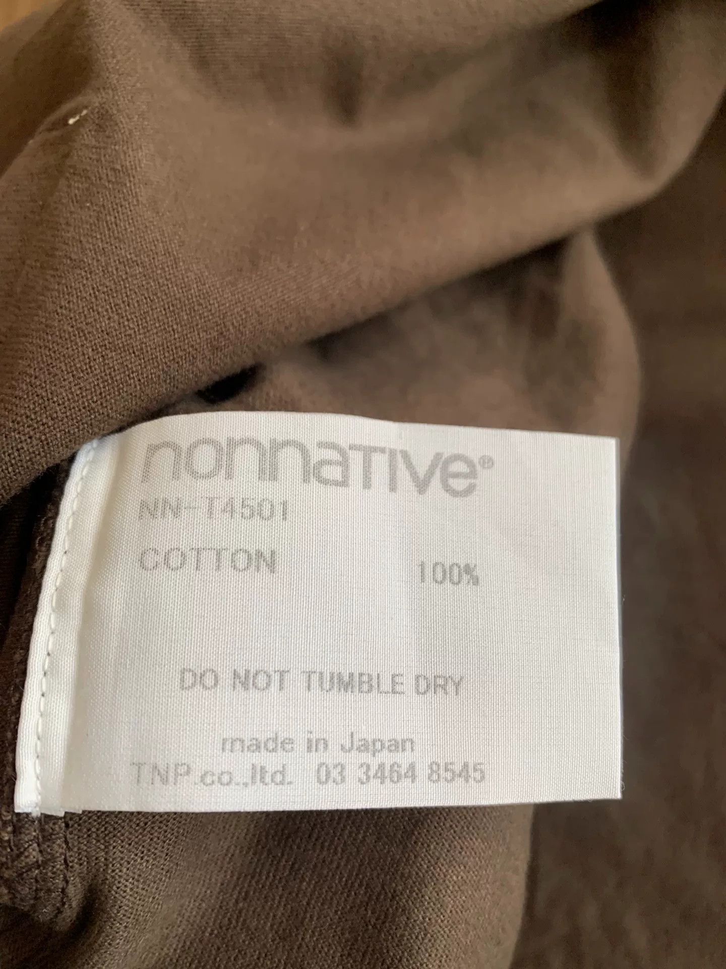 Nonnative nonnative short sleeve t-shirt in brown Size US L / EU 52-54 / 3 - 7 Thumbnail
