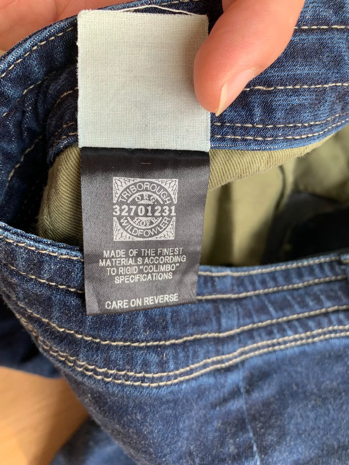 COLIMBO colimbo classic denim cropped pants japan Size US 34 / EU 50 - 4 Thumbnail