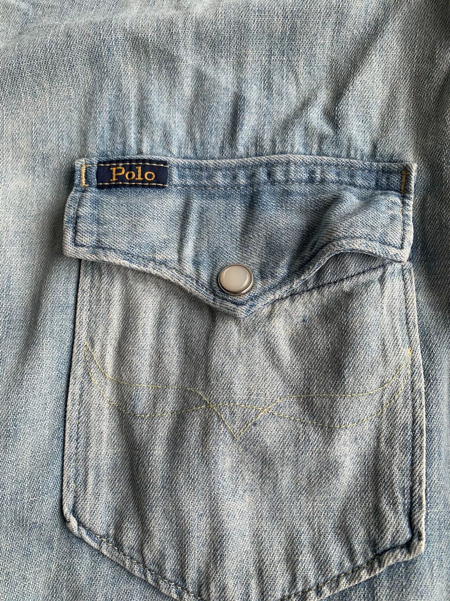 Polo Ralph Lauren vintage polo ralph lauren denim shirt xl Size US XL / EU 56 / 4 - 4 Thumbnail