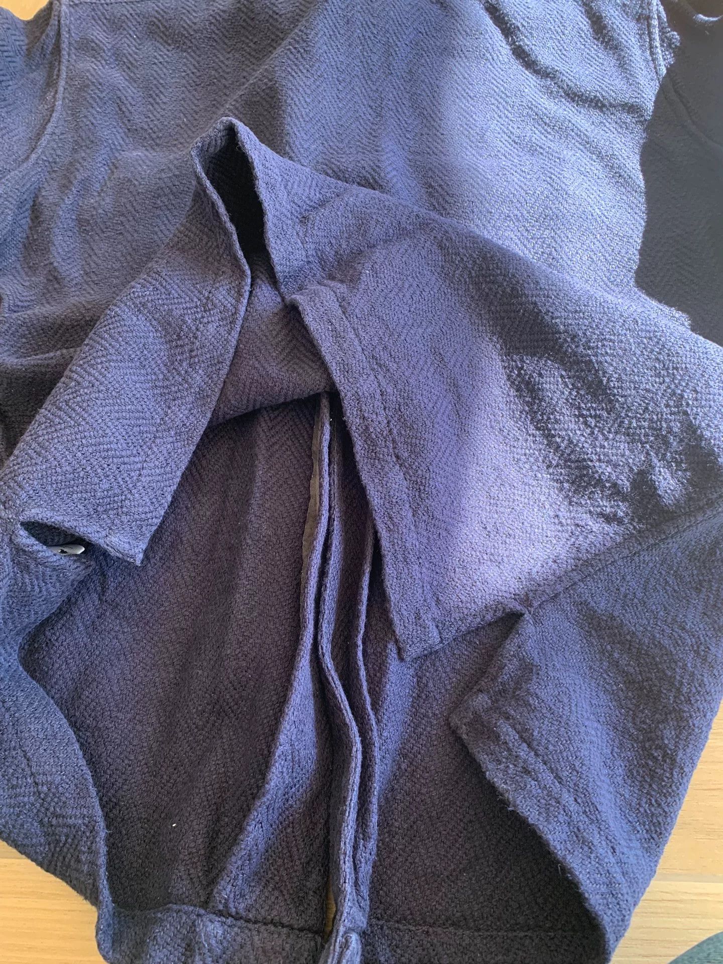 3sixteen men's handmade blue dye casual shirt Size US XXL / EU 58 / 5 - 7 Thumbnail