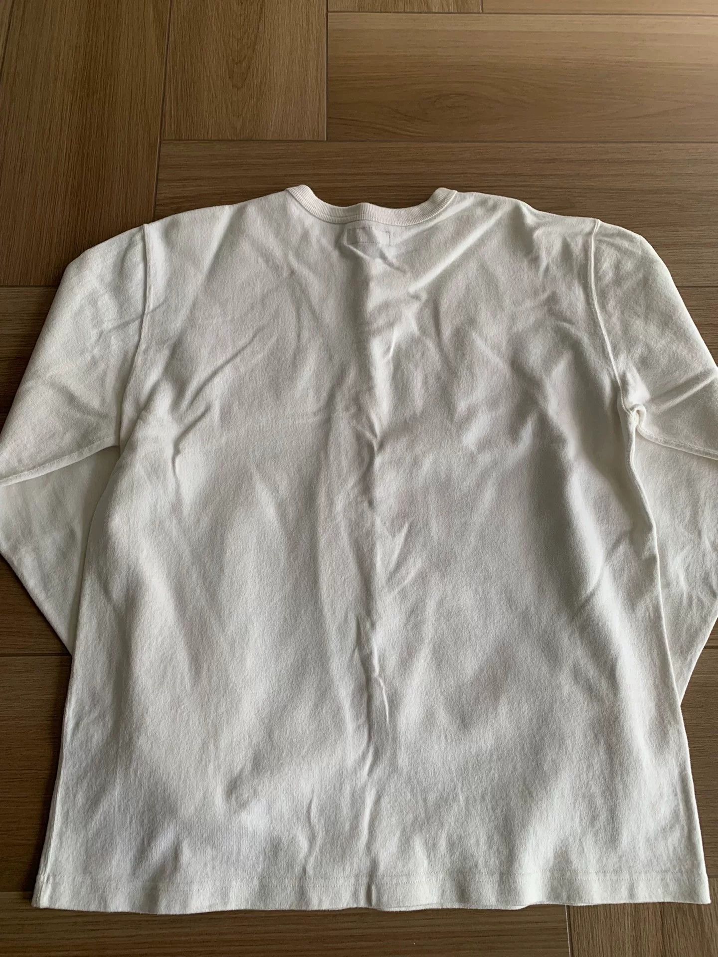 Iron Heart white long sleeve cotton crew neck t-shirt Size US XXL / EU 58 / 5 - 2 Thumbnail