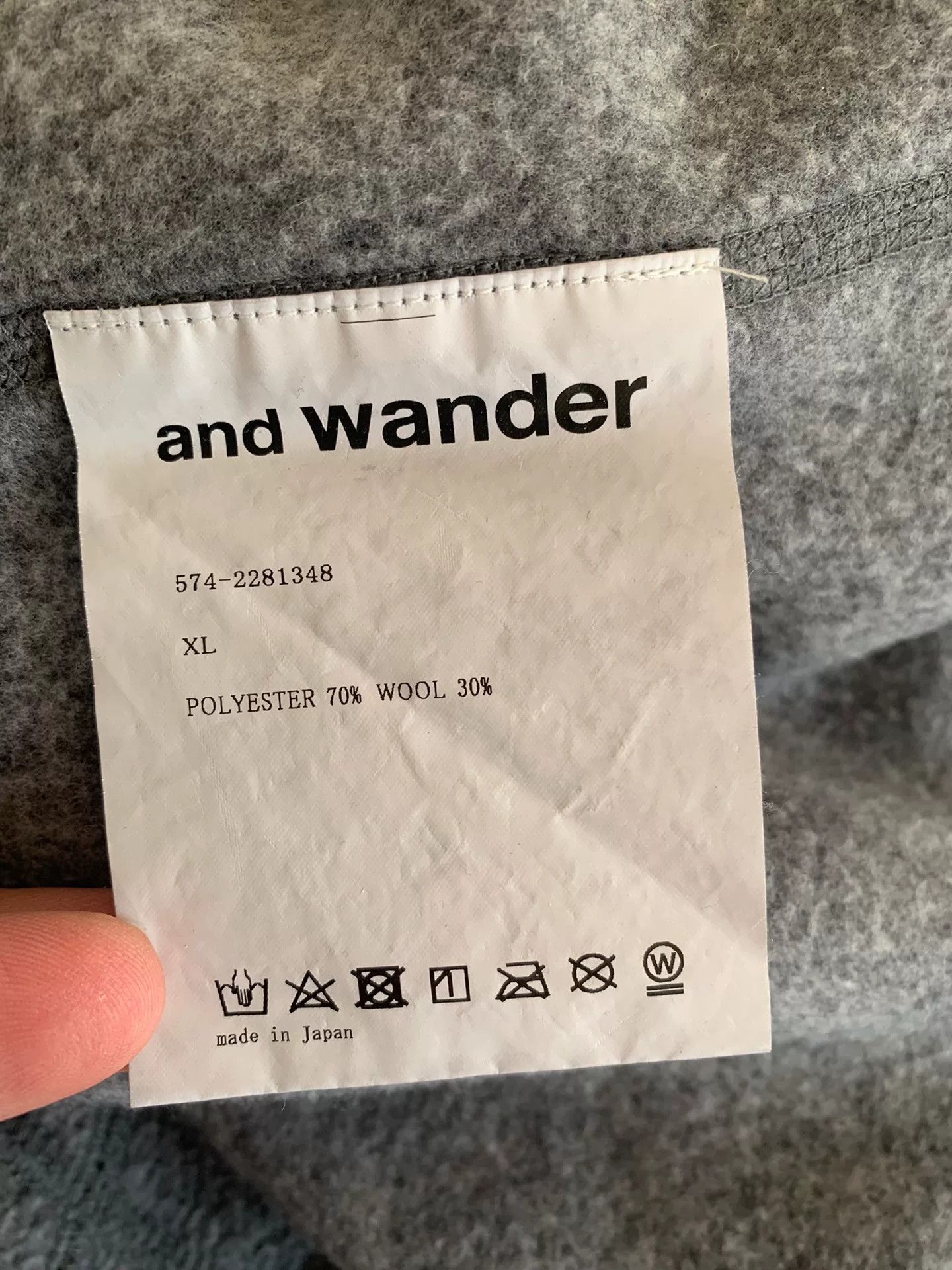 And Wander warm pullover with stand-up collar for men Size US XL / EU 56 / 4 - 7 Thumbnail