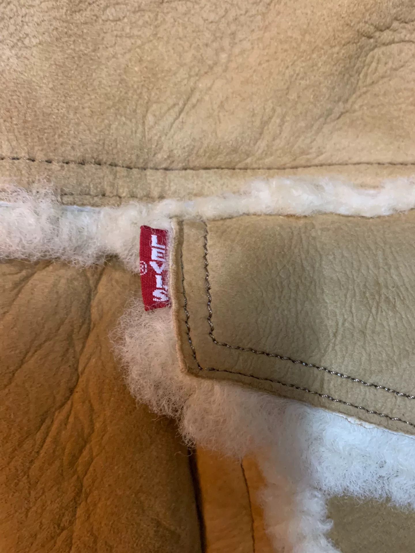 Levi's stylish levi's wool shearling jacket for men Size US XL / EU 56 / 4 - 4 Thumbnail