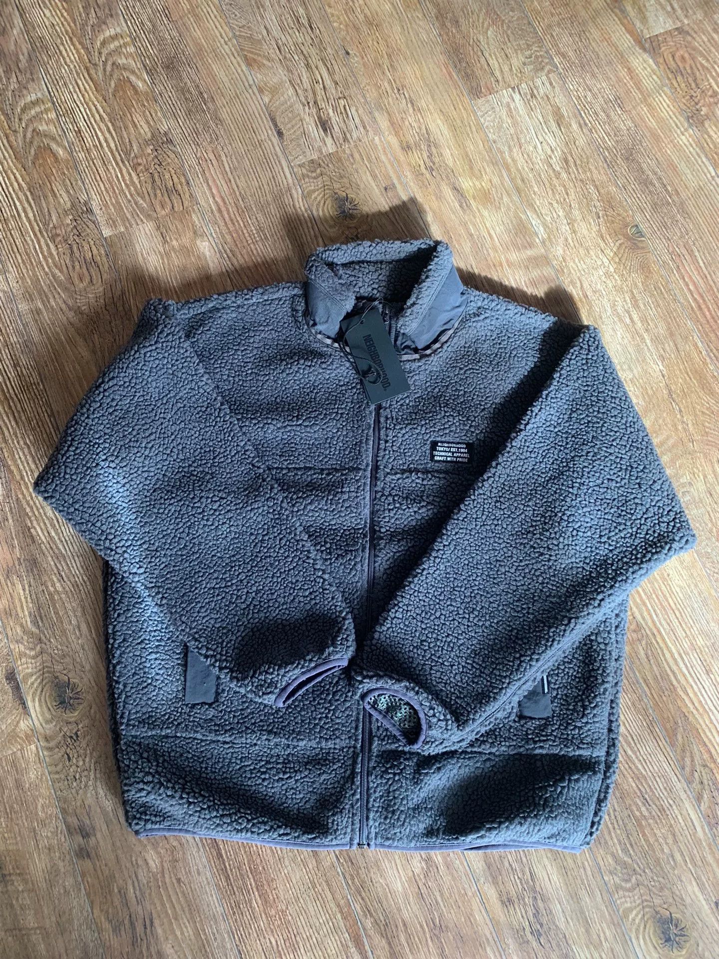 Neighborhood neighborhood fleece zip-up jacket in gray Size US XL / EU 56 / 4 - 3 Thumbnail