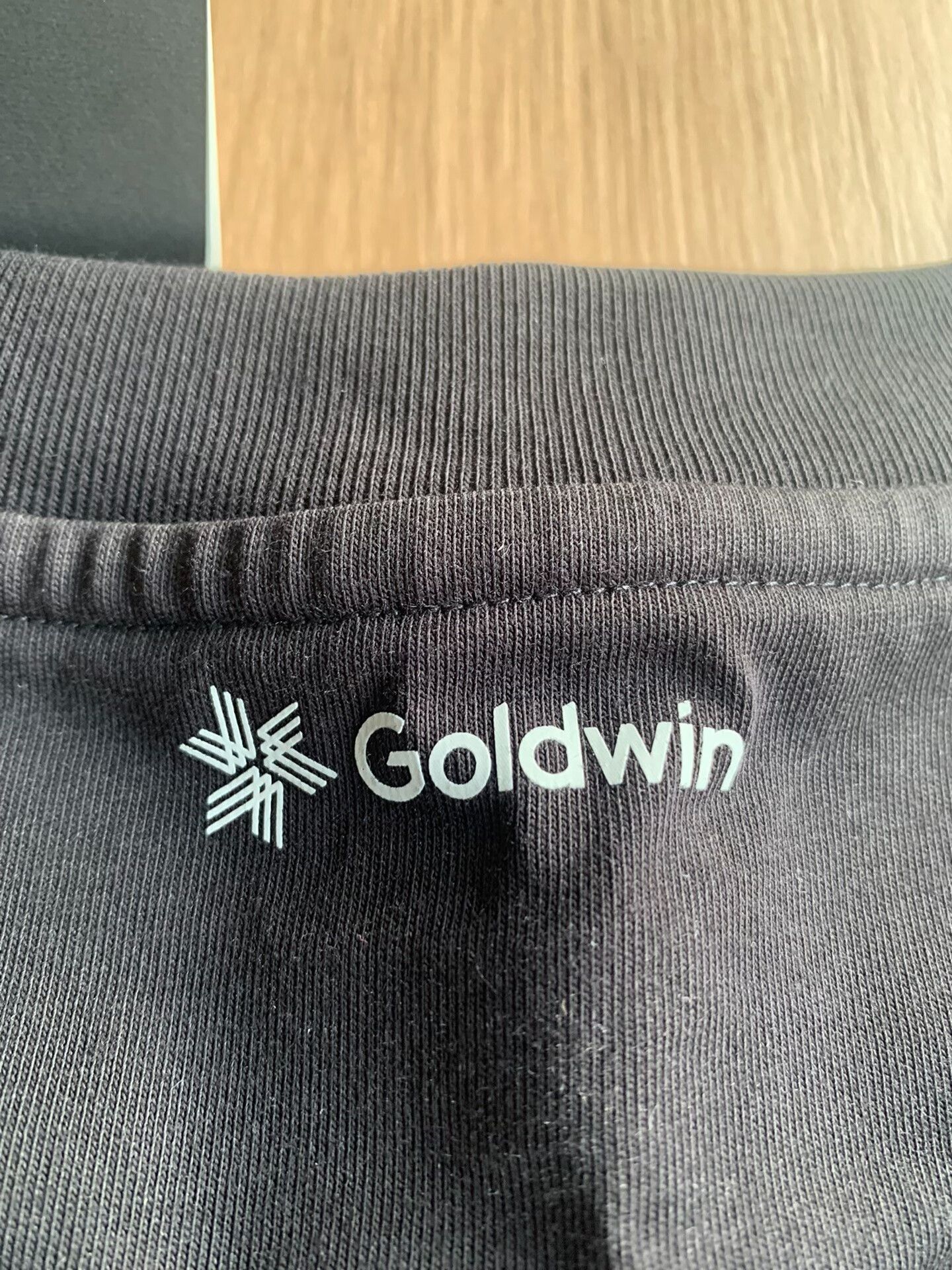 Goldwin black short sleeve t-shirt with unique cut Size US L / EU 52-54 / 3 - 3 Thumbnail