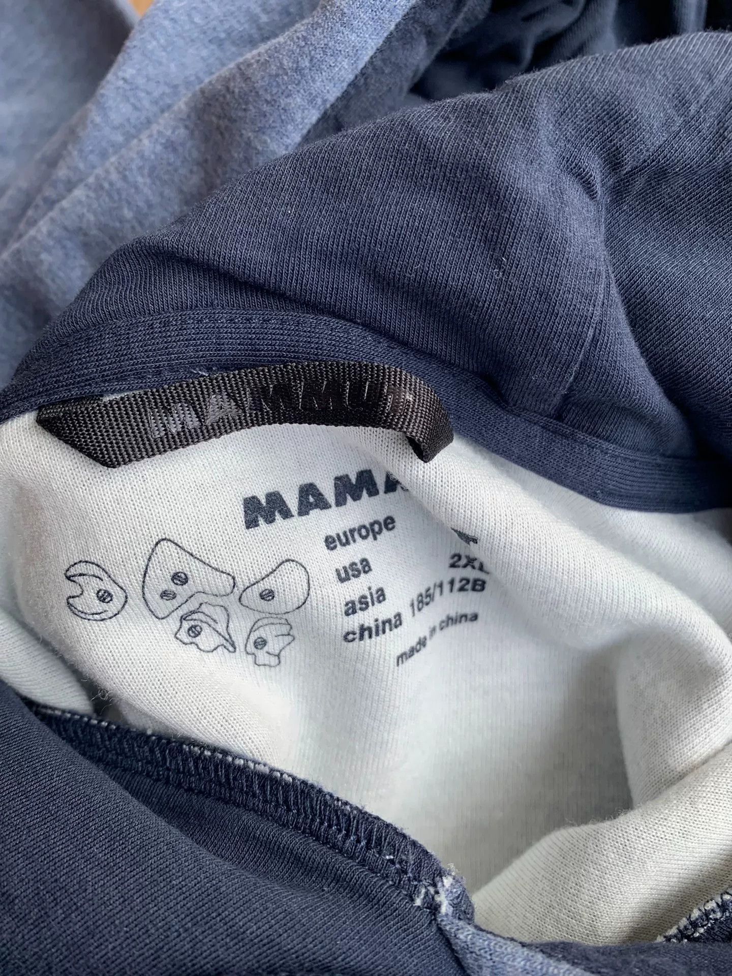 Mammut mammut logo men's hoodie in blue Size US XXL / EU 58 / 5 - 4 Thumbnail