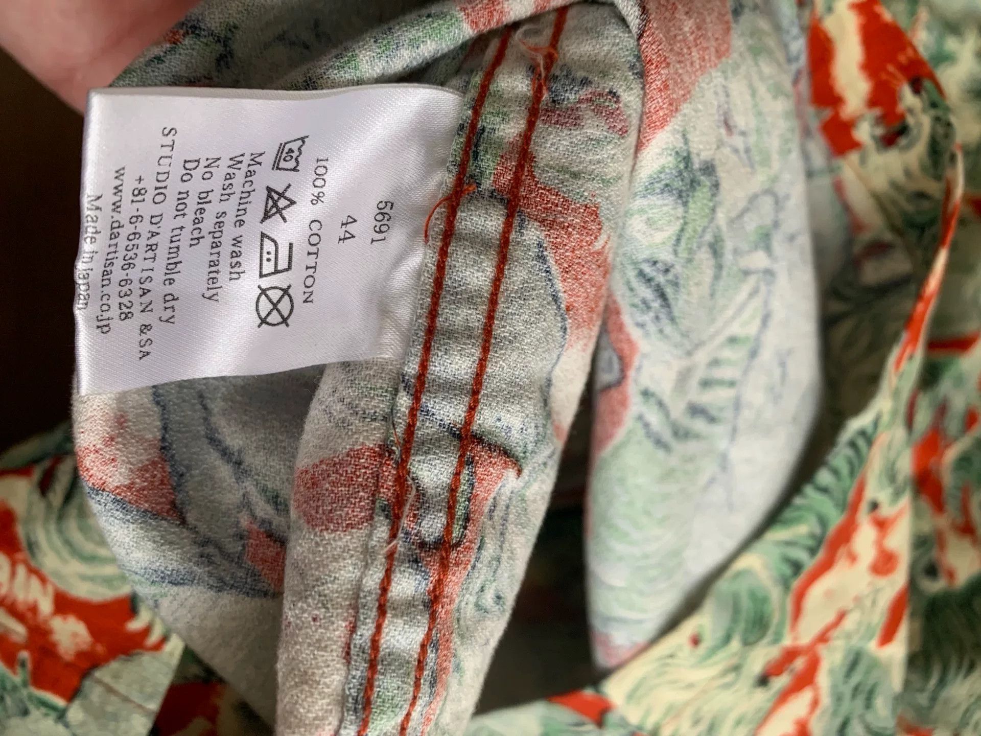 Studio D'Artisan studio d'artisan 45th anniversary hawaiian shirt Size US L / EU 52-54 / 3 - 6 Thumbnail