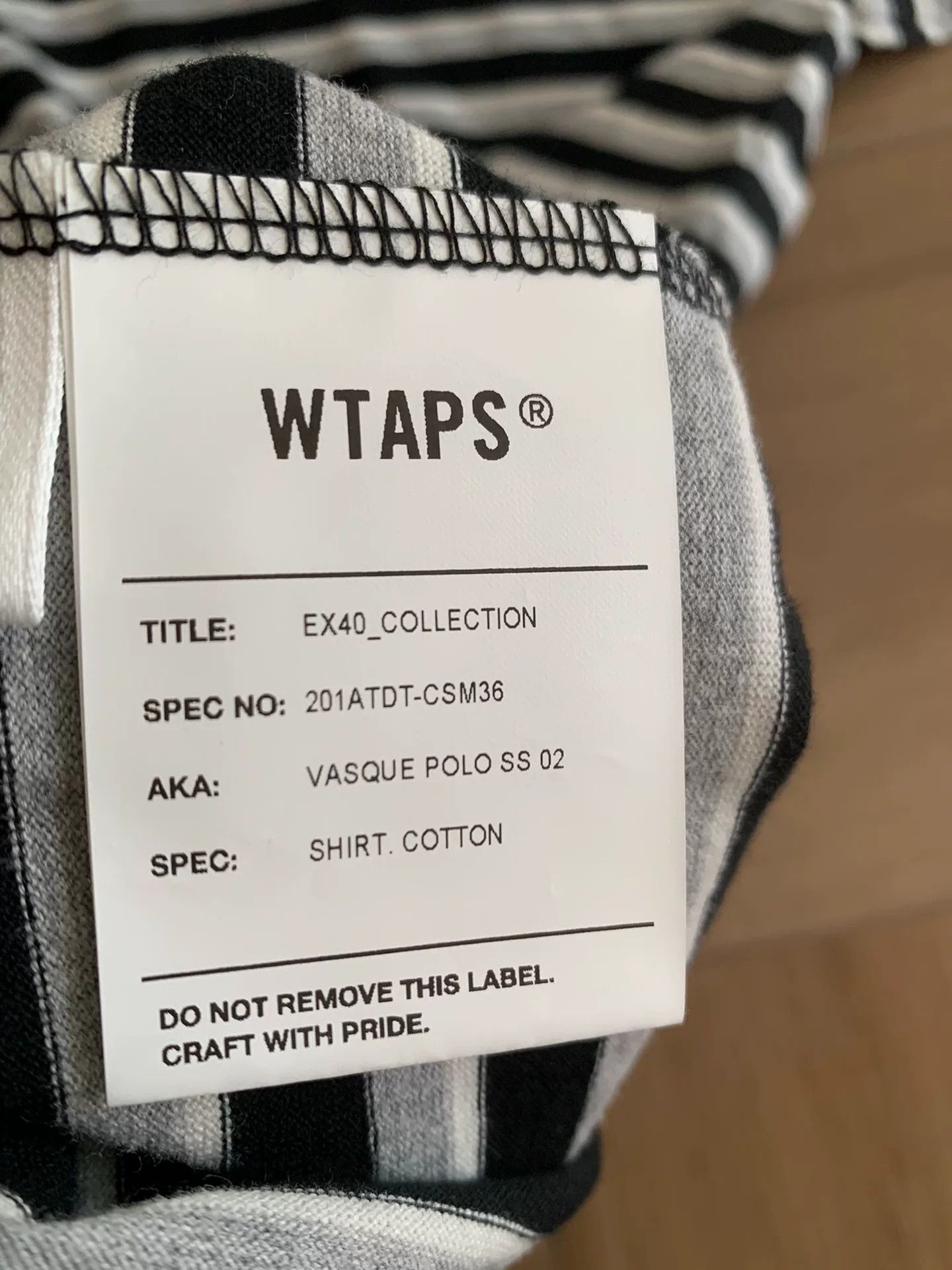 Wtaps wtaps vasque striped cotton polo shirt Size US XXL / EU 58 / 5 - 6 Thumbnail