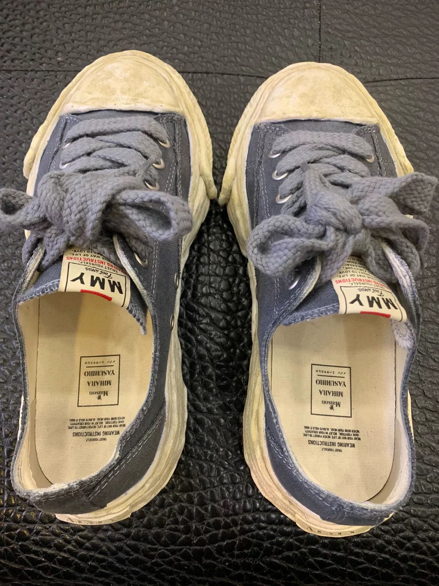 Maison MIHARA YASUHIRO casual canvas sneakers with worn effect Size US 10 / EU 43 - 4 Thumbnail