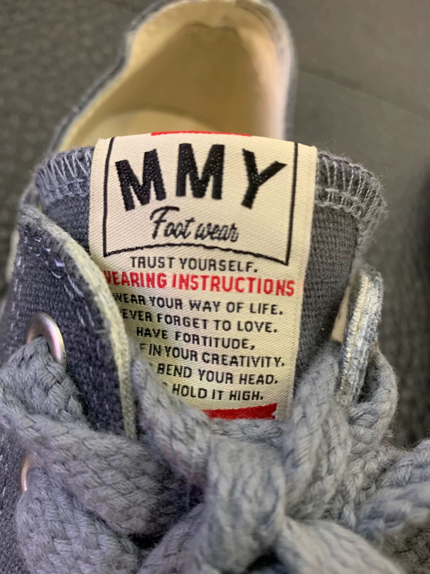 Maison MIHARA YASUHIRO casual canvas sneakers with worn effect Size US 10 / EU 43 - 5 Thumbnail