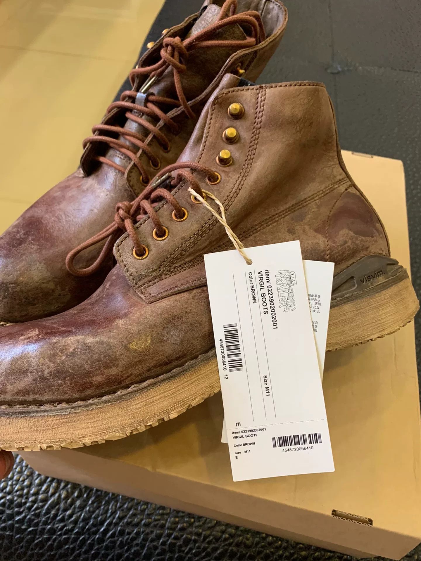 Visvim visvim ict virgil boots mud-dyed leather Size US 11 / EU 44 - 2 Thumbnail