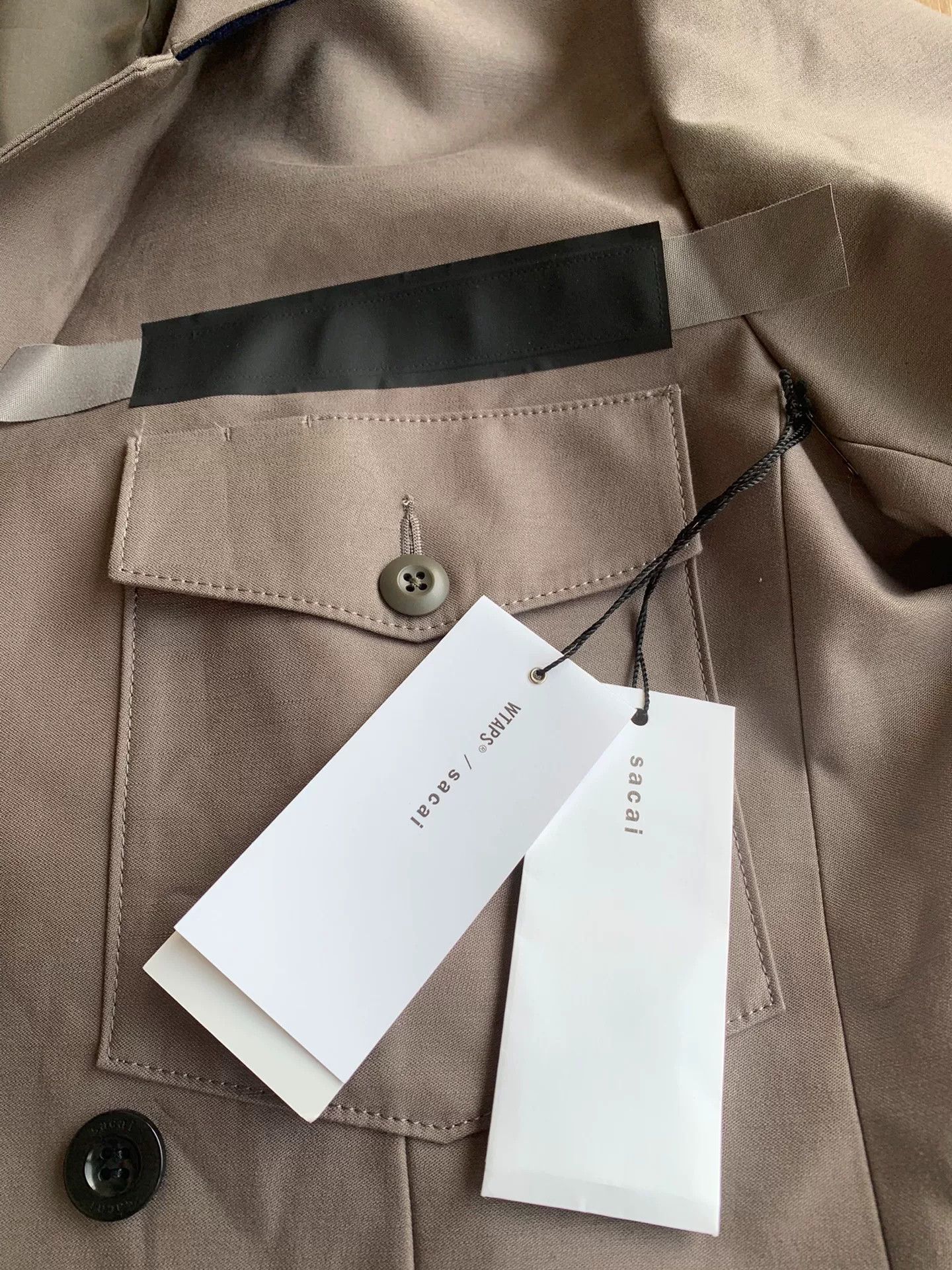 Sacai sacai wtaps cotton back satin jacket Size US L / EU 52-54 / 3 - 4 Thumbnail