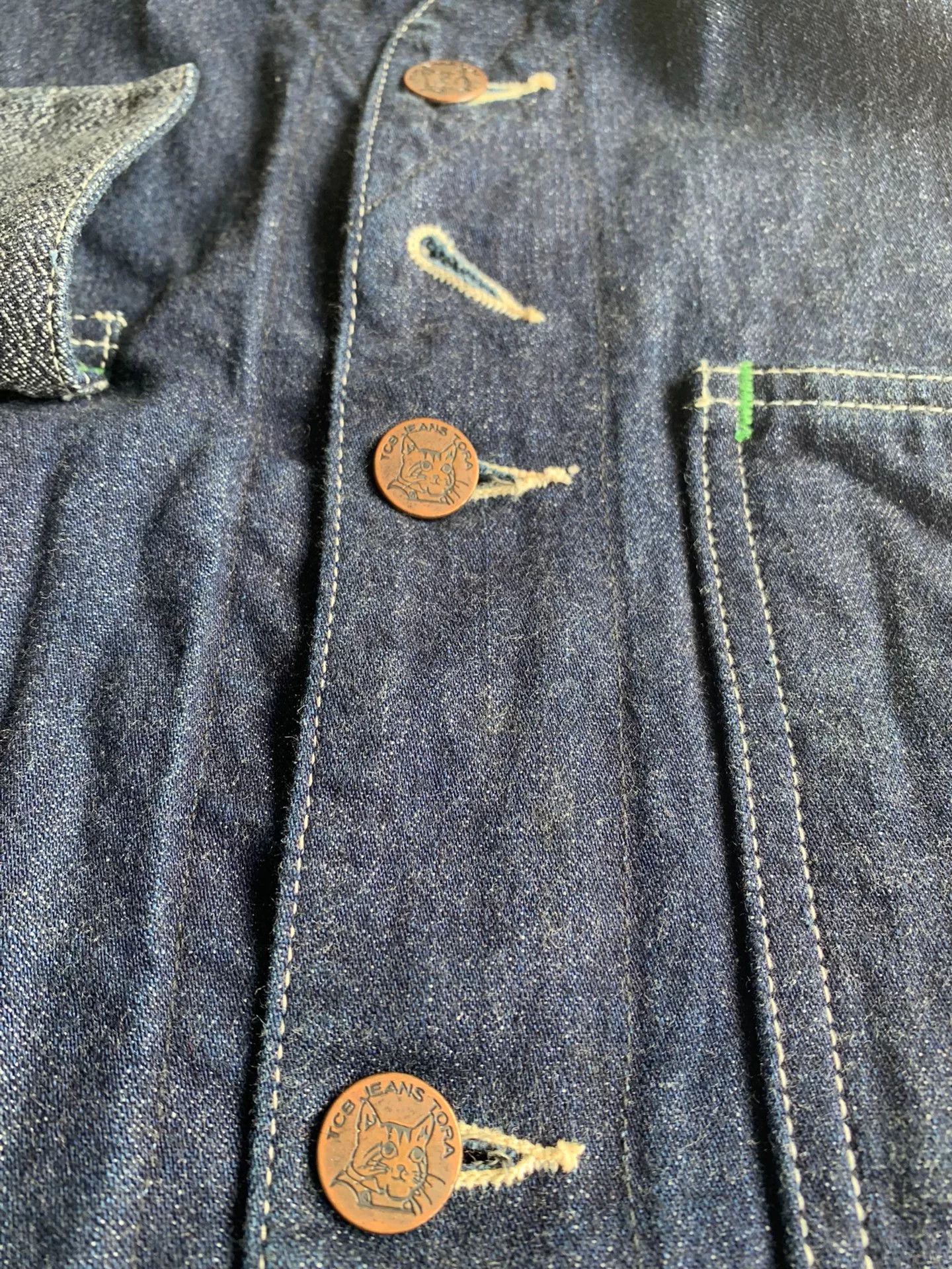 TCB Jeans tcb jeans denim work vest in excellent condition Size US L / EU 52-54 / 3 - 4 Thumbnail