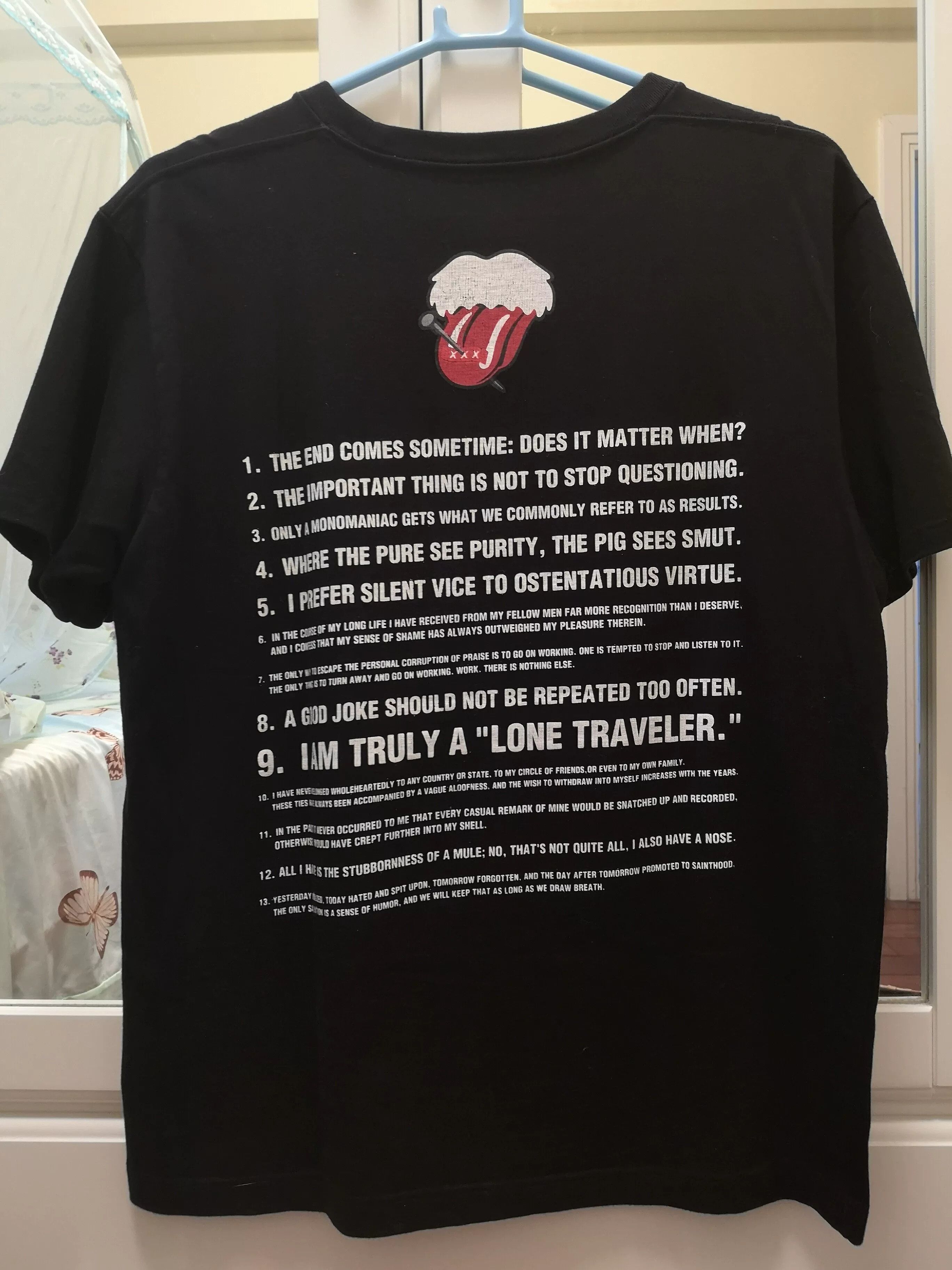 Number (N)ine black graphic t-shirt with bold design Size US M / EU 48-50 / 2 - 2 Thumbnail