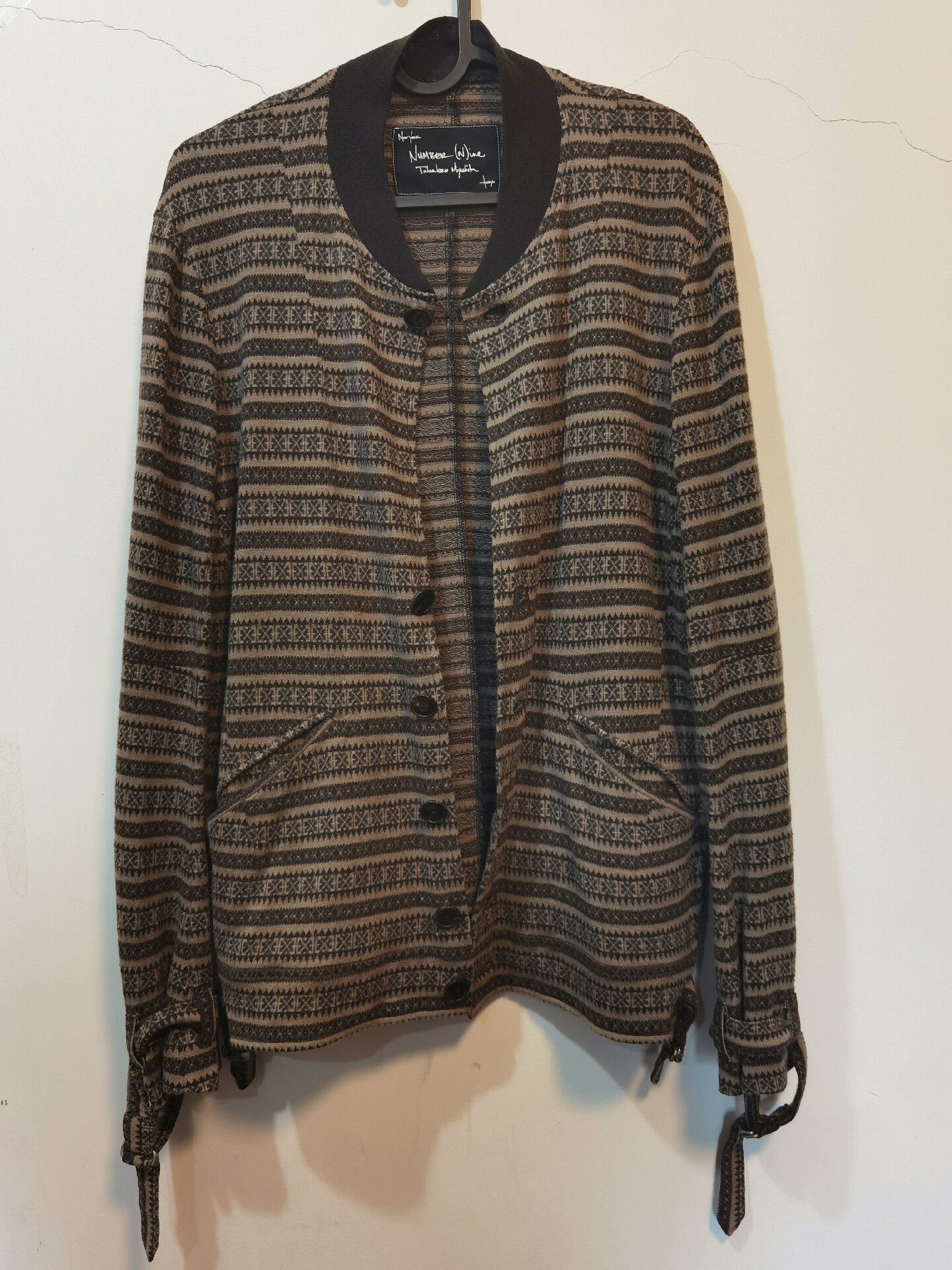 Number (N)ine lightweight cashmere knit MA-1 bomber jacket Size US M / EU 48-50 / 2 - 3 Thumbnail