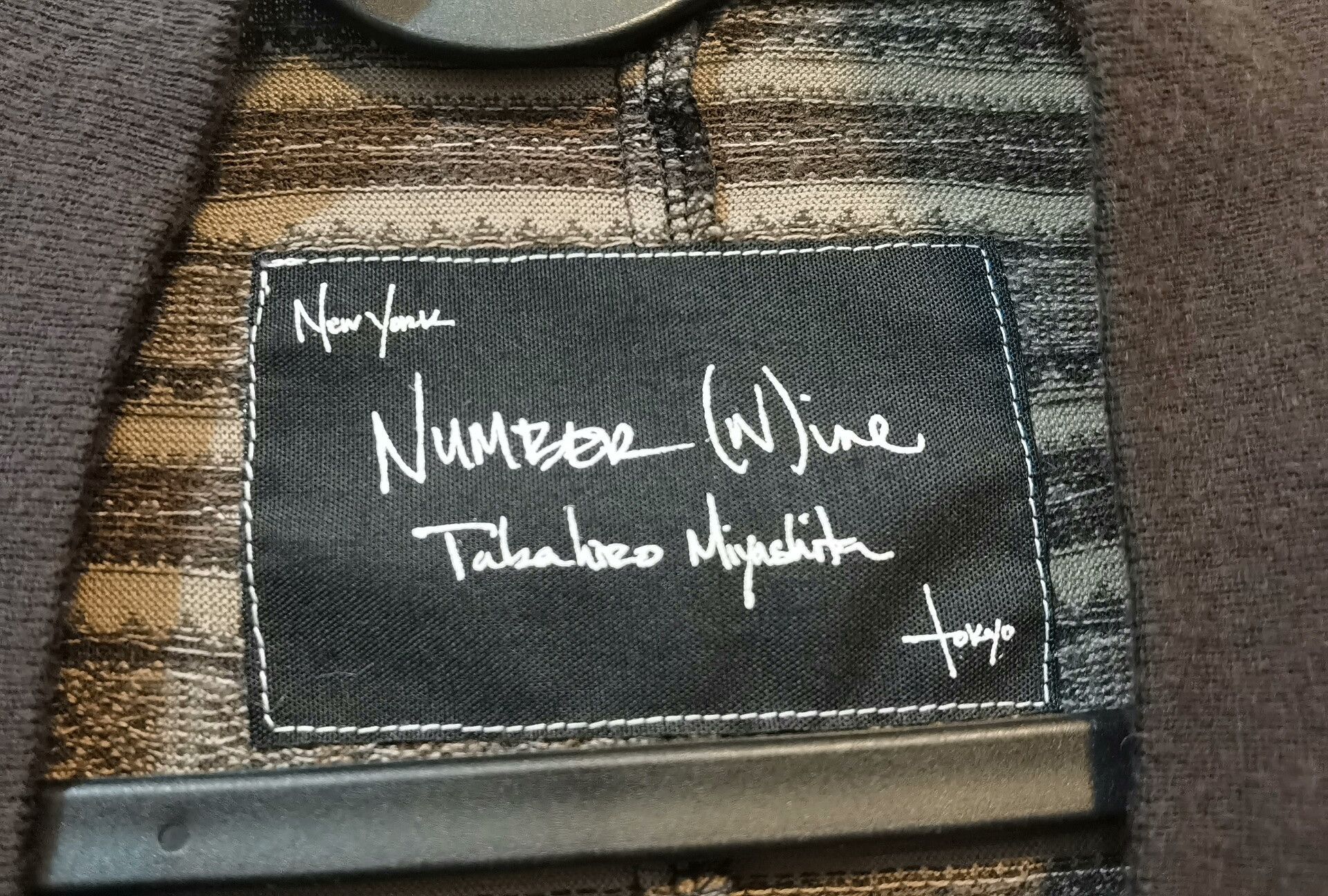 Number (N)ine lightweight cashmere knit MA-1 bomber jacket Size US M / EU 48-50 / 2 - 4 Thumbnail