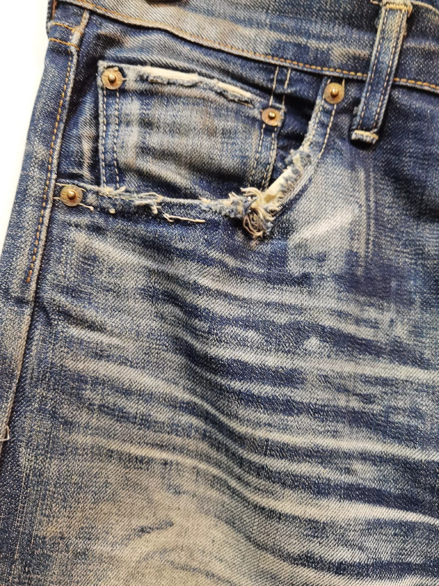 Levi's Vintage Clothing levi's classic washed denim jeans w34 Size US 34 / EU 50 - 4 Thumbnail