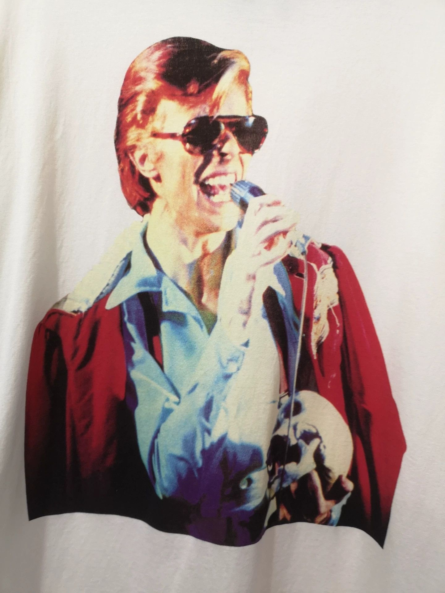 Hysteric Glamour david bowie graphic t-shirt in white Size US L / EU 52-54 / 3 - 3 Thumbnail