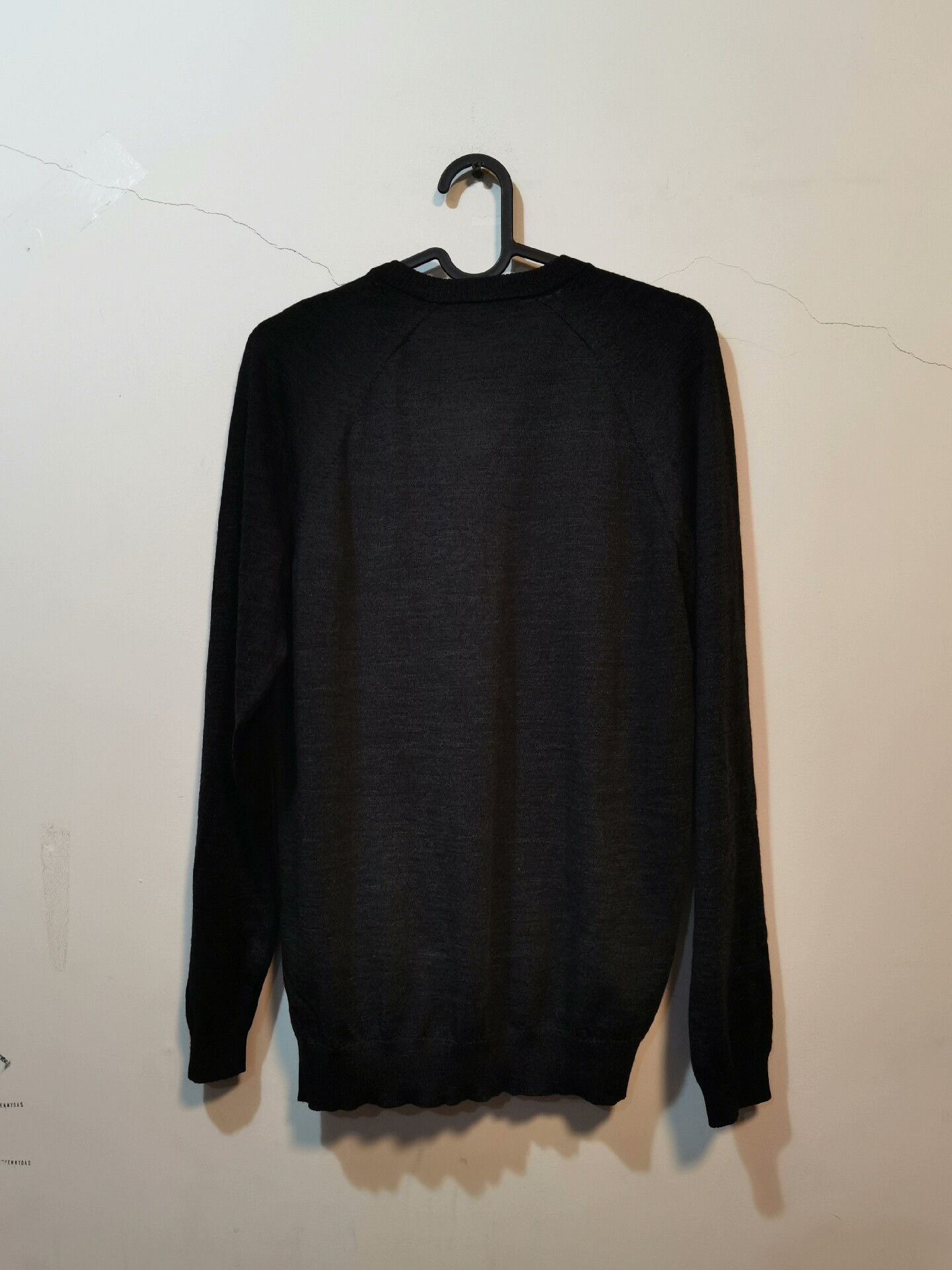 Undercover black v-neck knit sweater with logo Size US M / EU 48-50 / 2 - 2 Thumbnail